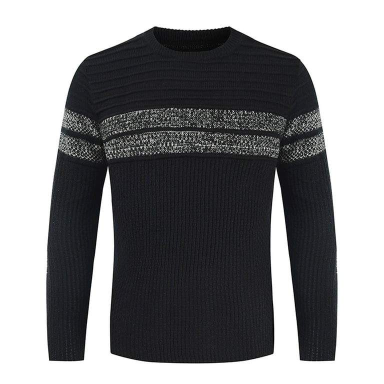 New Men's Color Matching Warm Sweater New Men's Color Matching Warm Sweater