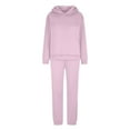 thumbnail image 1 of Penkiiy Sweatsuits for Women Set 2 Piece Hoodie Outfits Long Sleeve Pullover Tops Spring Sweatshirts with Joggers Sweatpants M Pink, 1 of 5