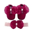 thumbnail image 1 of Penkiiy Toddler Baby Girls Boys Baby Shoes Soft Sole Non-slip Baby Toddler Shoes Ankle Support First Walkers Baby Boy Shoesfor0-3 Months Wine On Clearance, 1 of 6