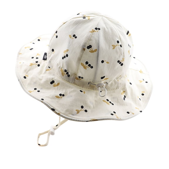 Penkiiy Toddler Baby Sun Hat for Girls UPF 50 Bucket Hat for Kids Girls Summer Hat Wide Brim Infant Beach Hat for Baby Khaki