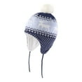 thumbnail image 1 of Penkiiy Toddler Boys Girls Beanie Hat Fleece Lined Knit Kids Hat with Ear Flaps Warm Winter Hat Acrylic Watch Hat S Dark Blue, 1 of 4