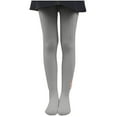thumbnail image 1 of Penkiiy Toddler Girls Fleece Lined Tights Ultra Soft Thick Warm Tights for Cold Winter M Gray, 1 of 3