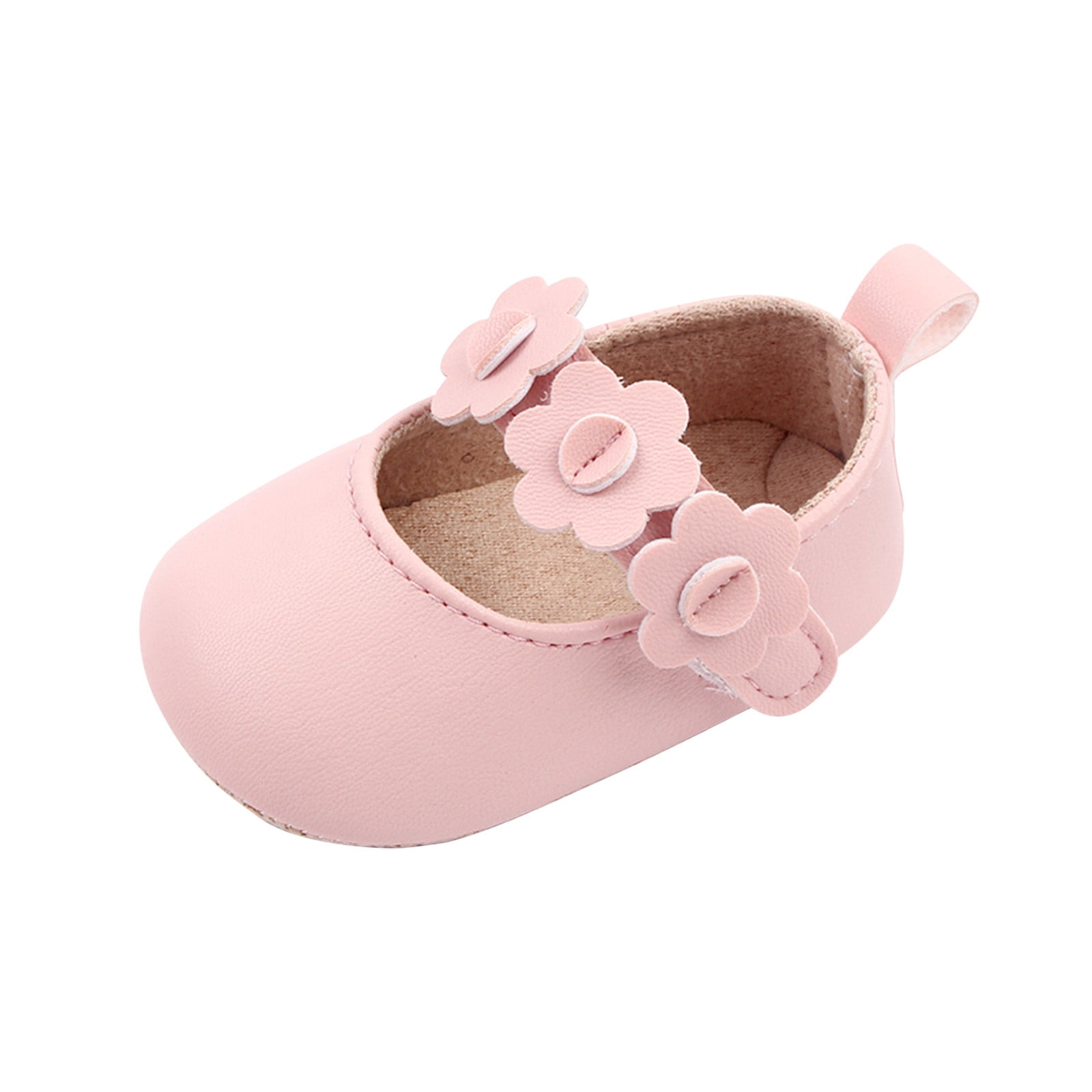 Penkiiy Toddler Shoes Baby Girls Cute Fashion Flowers Non-slip