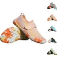 thumbnail image 1 of Penkiiy Toddler Water Shoes for Girls Boys Kids Baby Beach Swim Aqua Shoes Breathable for Pool Outdoor Sports Barefoot Sock Shoes Rubber Soles Slippers 12 Years Blue, 1 of 5
