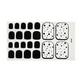 thumbnail image 1 of Penkiiy Toe Nail Polish Strips Black Full Nail Wraps for Women Self Adhesive Nail Polish Stickers Gel Nail Strips Toenails Decoration, 1 of 3