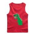 thumbnail image 1 of Penkiiy Trendy Dinosaur Graphic Sleeveless Tops for Boys 1-12Y - Summer Tank & Casual Wear, 1 of 2