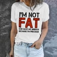 thumbnail image 1 of Penkiiy Trendy Women's Funny Letter Print T-Shirt | Summer Casual Comfort & Fashion Staple XL White, 1 of 9