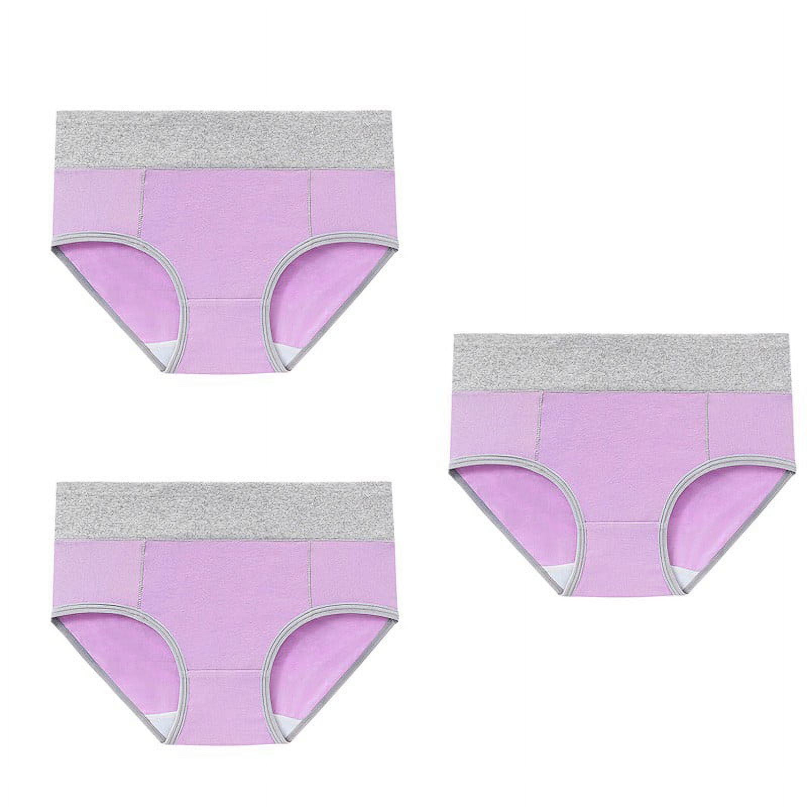 Penkiiy Underwear for Women Colored And Minimalist Cotton Waist Lifting