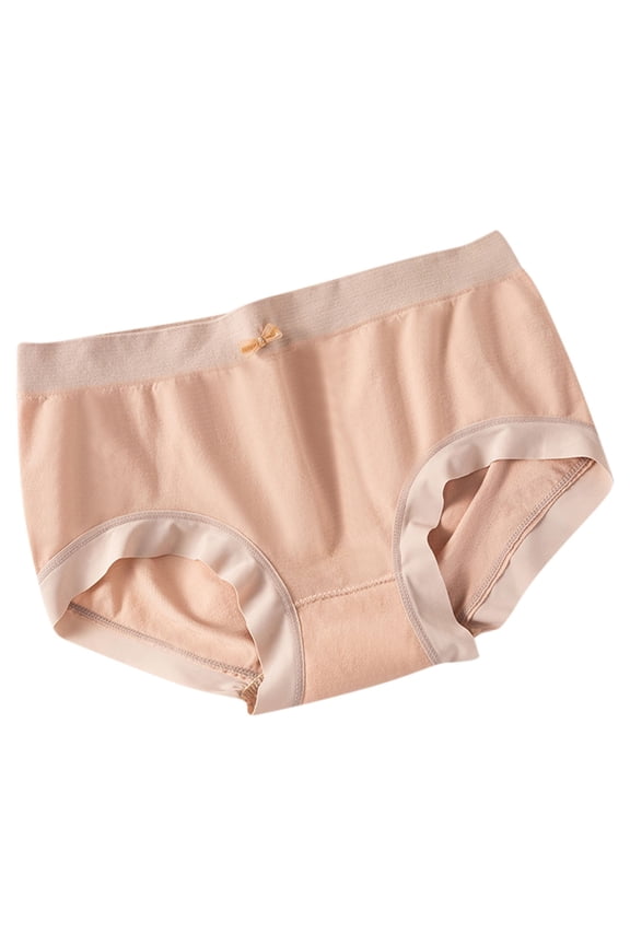 Underwear for Women Women's Color Underwear Sweet Breathable Mid-Waist Sexy Lace Seamless Briefs Hot Pink Underwear