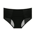 thumbnail image 1 of Penkiiy Underwear for Women Women's Comfortable Thickened Lining To Side Leakage Large Waist Underwear Black Underwear, 1 of 2
