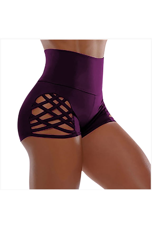 Underwear for Women Women's Large Sports Low-Waisted Foga Tight Fitting Lifting Buttocks Comfortable Briefs Purple Underwear