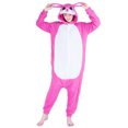 thumbnail image 1 of Penkiiy Unisex Adult Animal Onesie Christmas One Piece Pajamas Sleepwear for Women Men S Hot Pink, 1 of 8