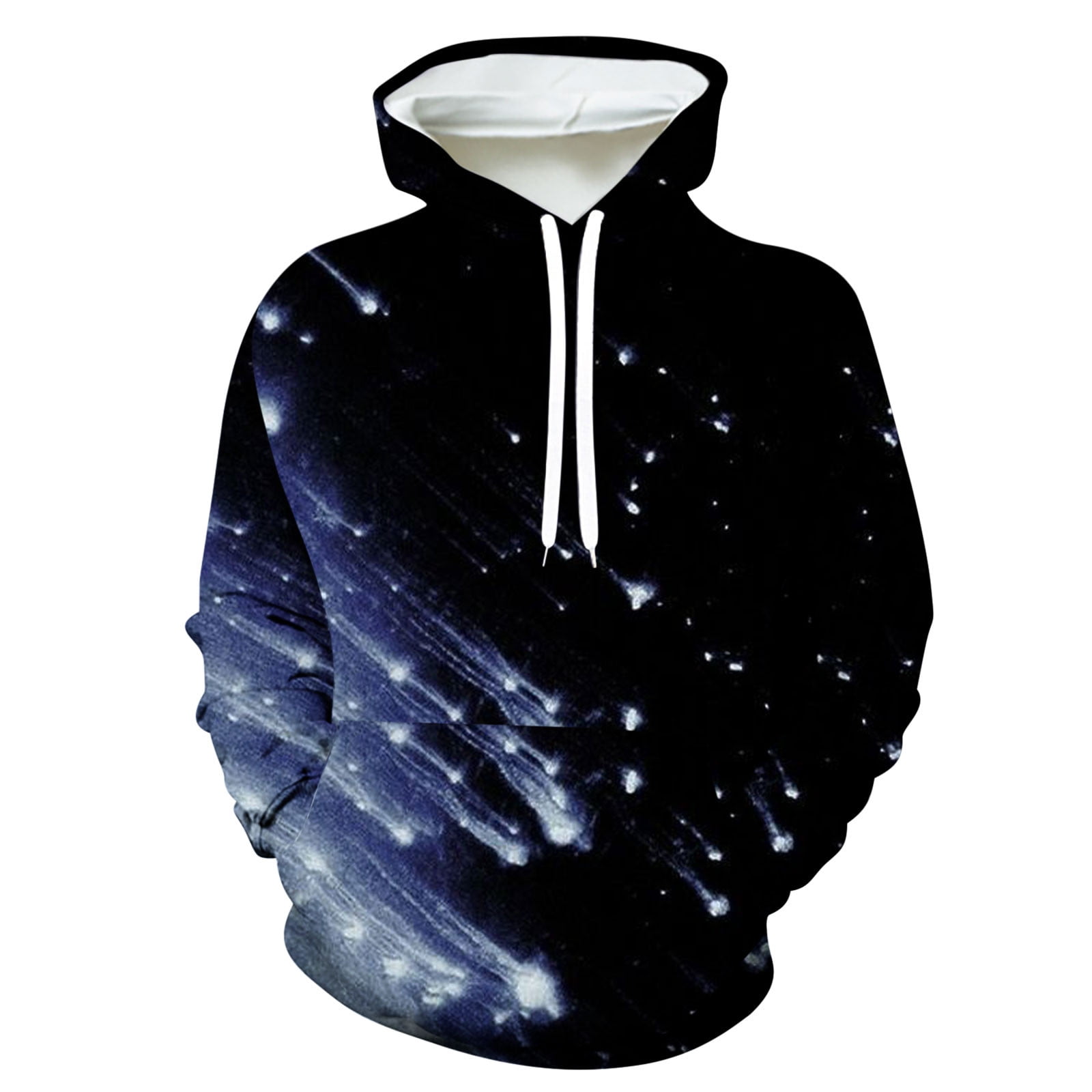 Hooded sweatshirt voor hem royal blauw te