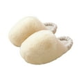 thumbnail image 1 of Penkiiy Warm Slippers for Women Women's Thermal Slippers Soft And Comfortable Furry Warm Fleece Lined Slippers With Non-slip Grippers, Women's Home Bedroom Slippers White Slippers, 1 of 8