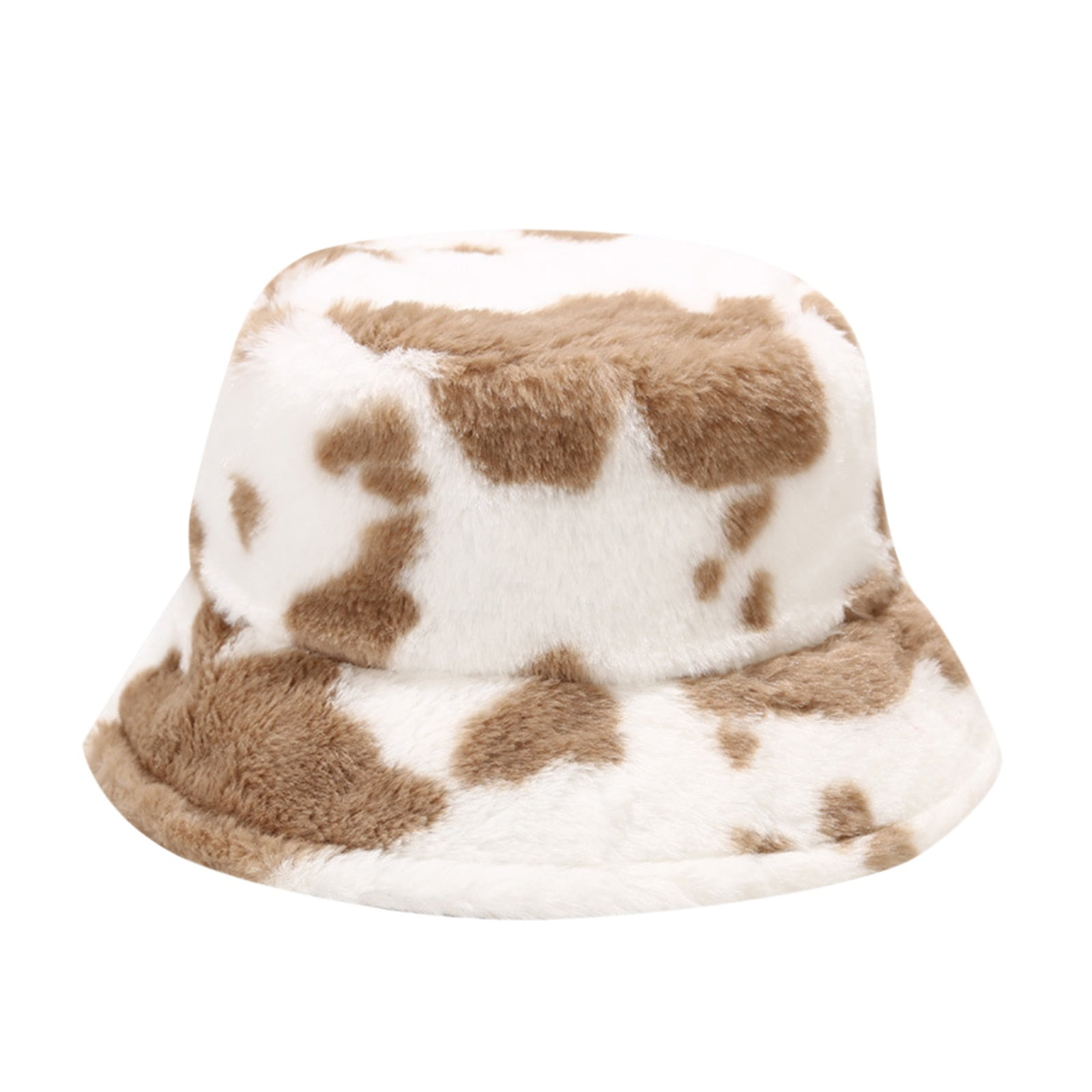 Penkiiy Winter Bucket Hat for Women Cow Print Warm Hats Cute  display picture 2