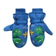 thumbnail image 1 of Penkiiy Winter Gloves Kids Winter Outdoor Kids Snow Skating Snowboarding Windproof Warm Ski Gloves Blue Gloves, 1 of 4