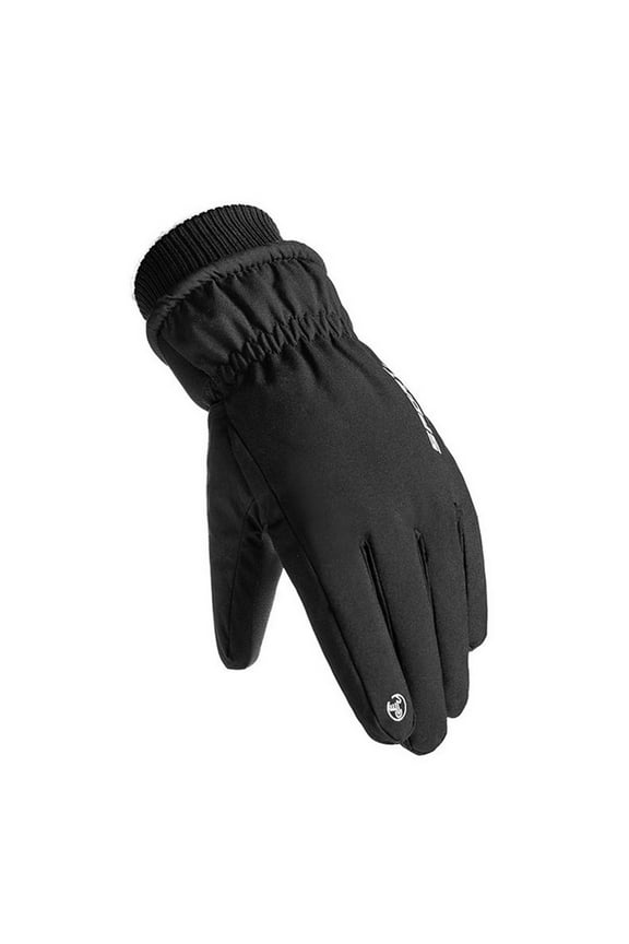 Winter Gloves for Men Winter Men Cycling Gloves Screen Windproof Mountaineering Ski Gloves Black Gloves