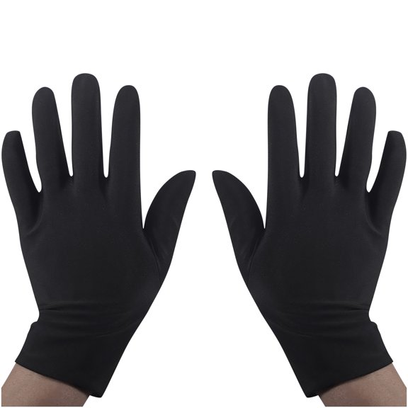 Penkiiy Winter Gloves for Men Women Clearance Men And Women Alike Protective Gloves Black Etiquette Gloves Solid Color Gloves Black Gloves