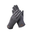 thumbnail image 1 of Penkiiy Winter Gloves for Men Womens - Waterproof Cycling Gloves Cold Weather Gloves TouchScreen Anti-Slip Glove Gray, 1 of 2