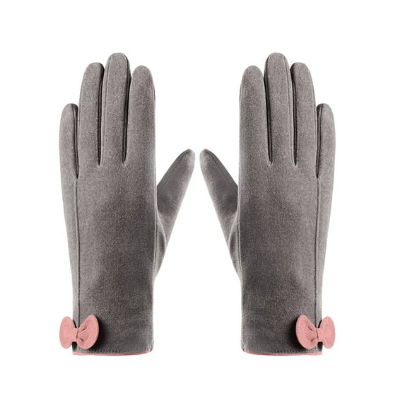 Penkiiy Winter Gloves for Women Women Winter Gloves Warm Touchscreen Gloves Windproof Gloves For Women Girls Winter Using Gray Gloves