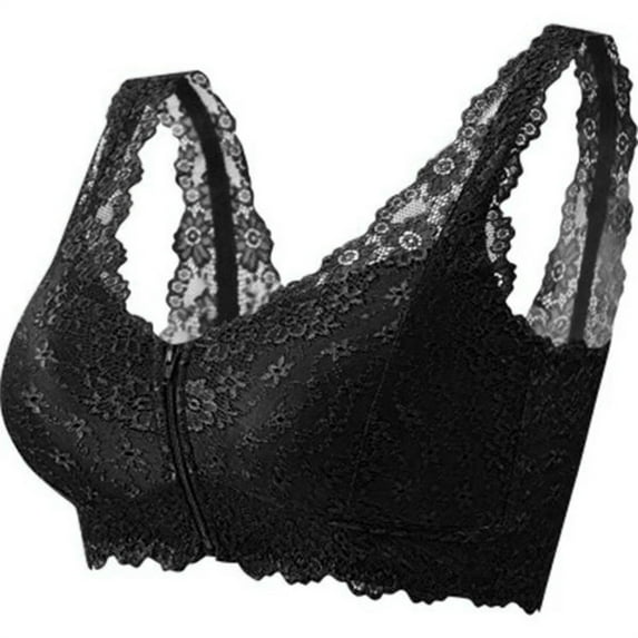 Penkiiy Women Bras Fashion Woman's Active Bra Beauty Back Wrap Hollow Out Bra Bikini Underwear Black Bras
