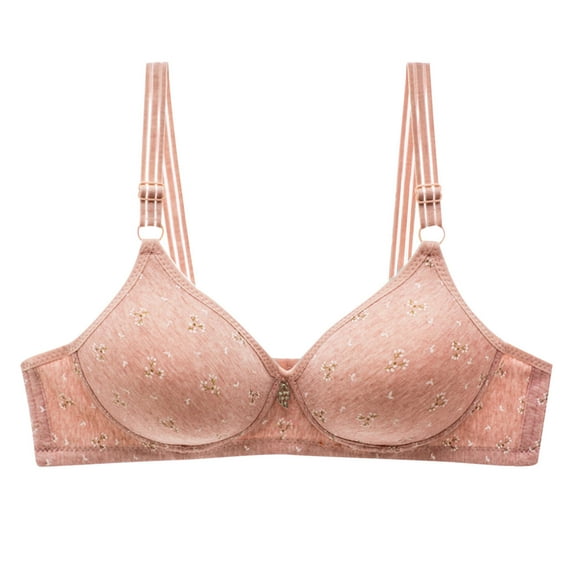Penkiiy Women Bras Woman Sexy Ladies Bra Without Steel Rings Sexy Vest Large Lingerie Bras Everyday Bra Pink Bras