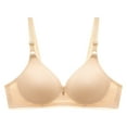 thumbnail image 1 of Penkiiy Women Bras Woman's Comfortable Lace Breathable Bra Underwear No Rims Beige Bras, 1 of 5