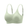 thumbnail image 1 of Penkiiy Women Bras Woman's Comfortable Lace Breathable Bra Underwear No Rims Green Bras, 1 of 4