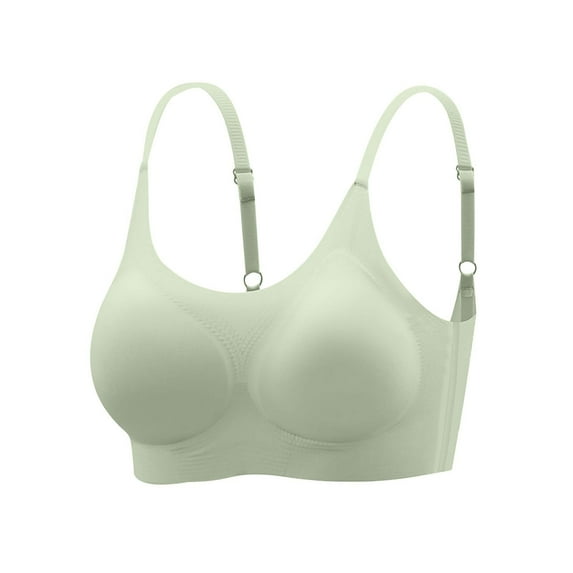 Penkiiy Women Bras Woman's Comfortable Lace Breathable Bra Underwear No Rims Green Bras