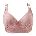 thumbnail image 1 of Penkiiy Women Bras Woman's Comfortable Lace Breathable Bra Underwear No Rims Pink Bras, 1 of 3