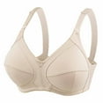 thumbnail image 1 of Penkiiy Women Bras Woman's Solid Color Comfortable Hollow Out Perspective Bra Underwear No Rims Beige Bras, 1 of 5
