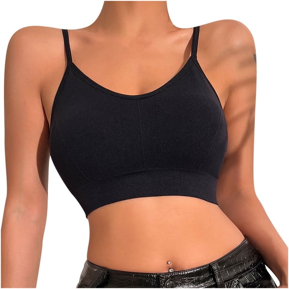 Penkiiy Women Bras Women Solid Underwired Sexy Sports Underwear Lingerie Everyday Bras Black Bras