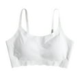 thumbnail image 1 of Penkiiy Women Bras Women Solid Underwired Sexy Sports Underwear Lingerie Everyday Bras White Bras, 1 of 8