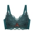 thumbnail image 1 of Penkiiy Women Bras Women's Bra Wire Free Underwear OnePiece Bra Everyday Underwear Bras Green Bras, 1 of 9