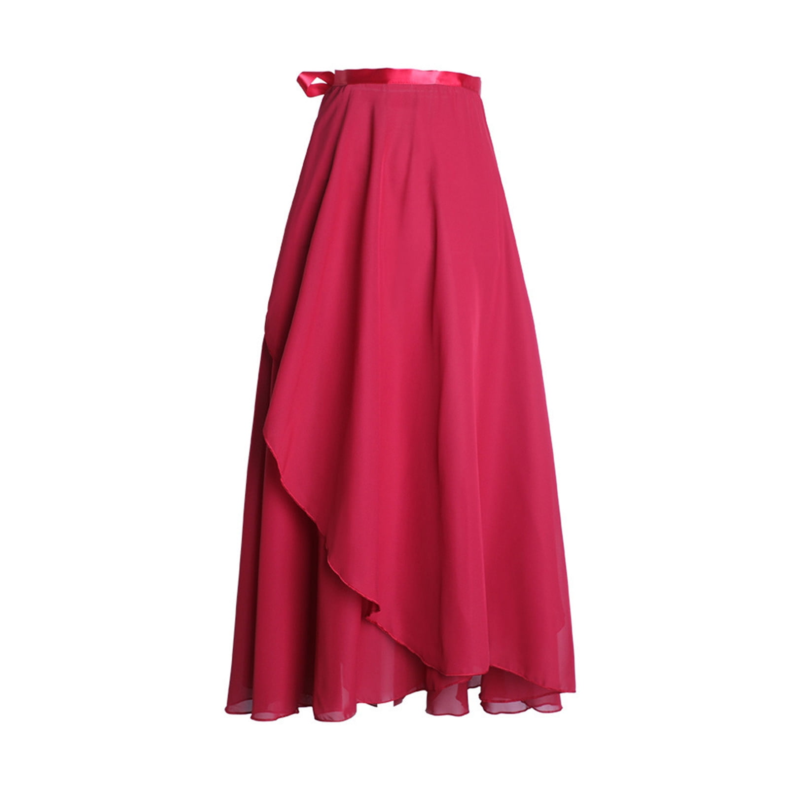 Gonna A Sciarpa In Chiffon Per Donna, Balletto, Ginnastica, Skate, Avvolgente, Tutù, Nuova