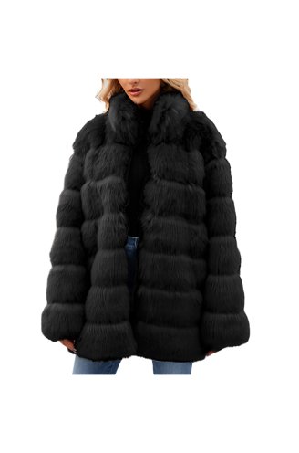 Shaggy Jacket Black