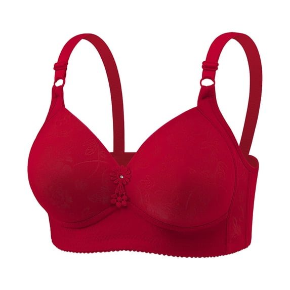 Penkiiy Women's Push Up Wirefree Bra - Ultra Comfort Breathable Seamless Everyday T-Shirt Bra
