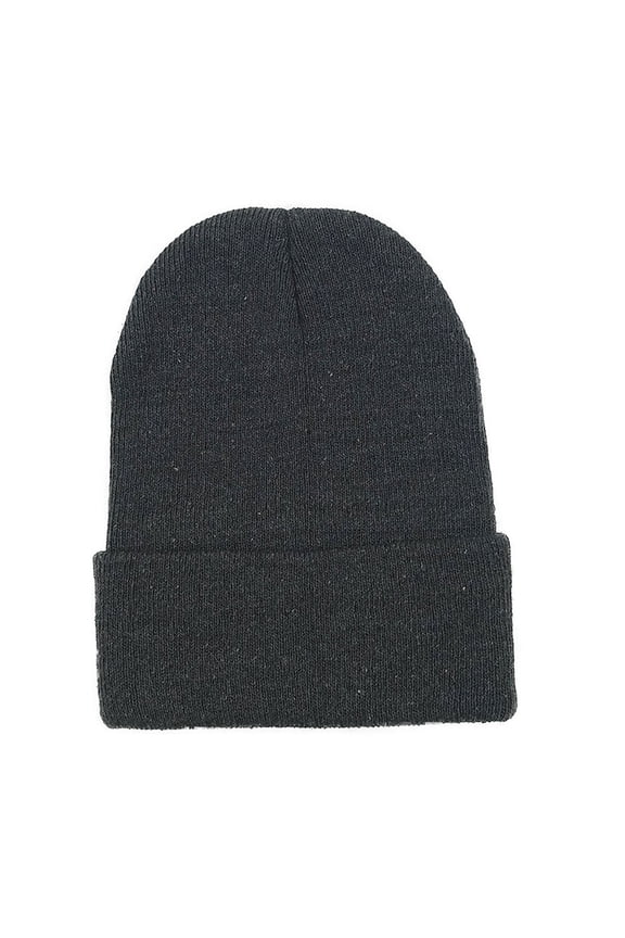 Womens Satin Lined Beanie for Men Wool Knit Cuffed Warm Winter Hats Fisherman Beanies Women Soft Skull Cap Unisex Black