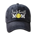 thumbnail image 1 of Penkiiy Womens Tennis Balls Caps Tennis Balls Softball Mom Hat Embroidery Adjustable Tennis Balls Cap Cute Sport Hats for Women Black, 1 of 3