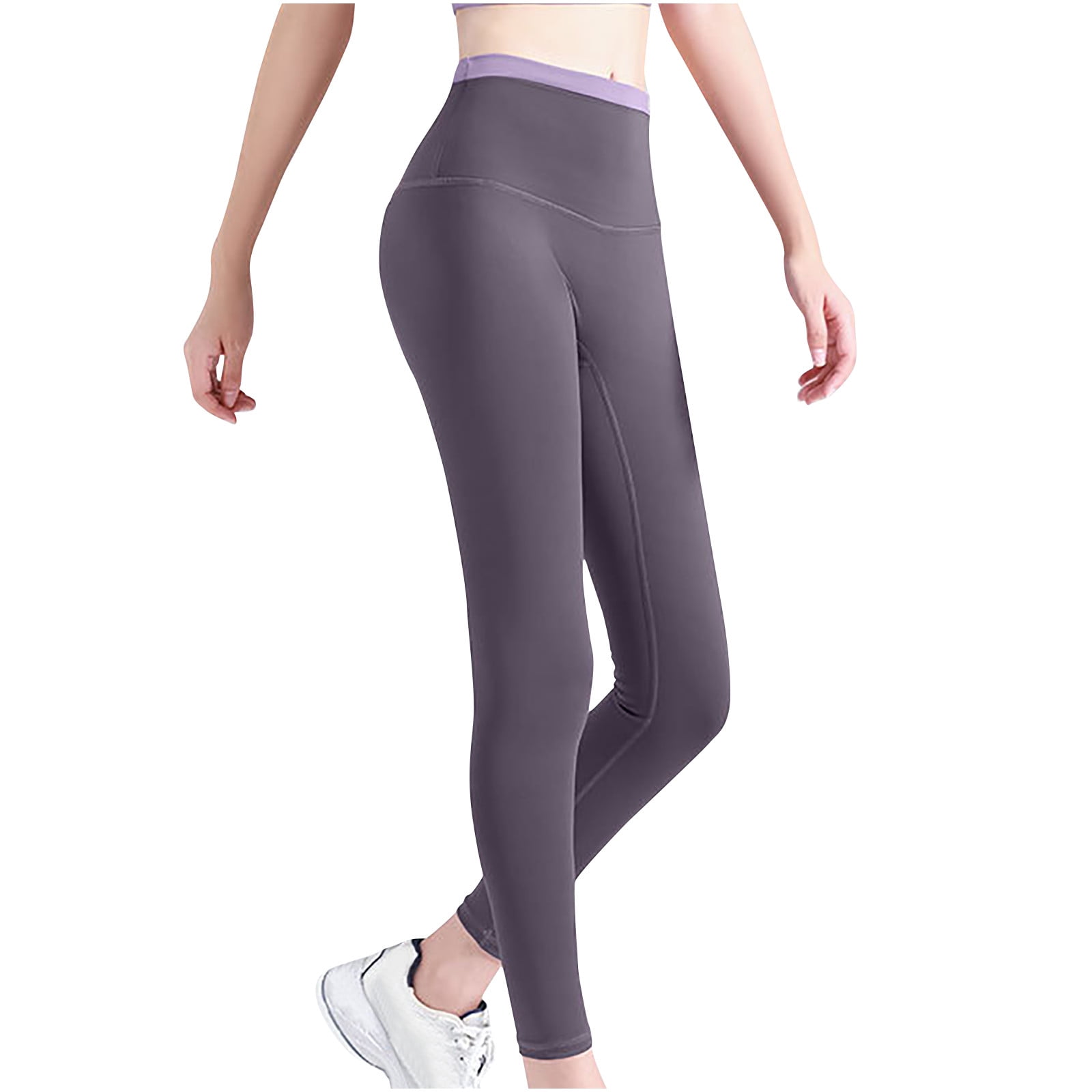 Frehsky yoga pants Fashion Ladies Pure Color Lifting Elastic Fitness Running  Yoga Pants workout leggings for women 