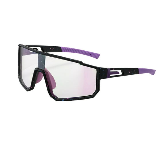 Penkiiy Youth Baseball Sunglasses for Boys Girls Teens kids Sports Polarized Sunglasses for Softball Cycling Biking Purple