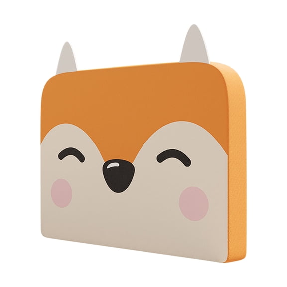 Penmahua Bed Rail Fall Protection Guard For Children Toddlers Babies 5 Height Adjustable Holes Fox Print Oxford Cloth Material