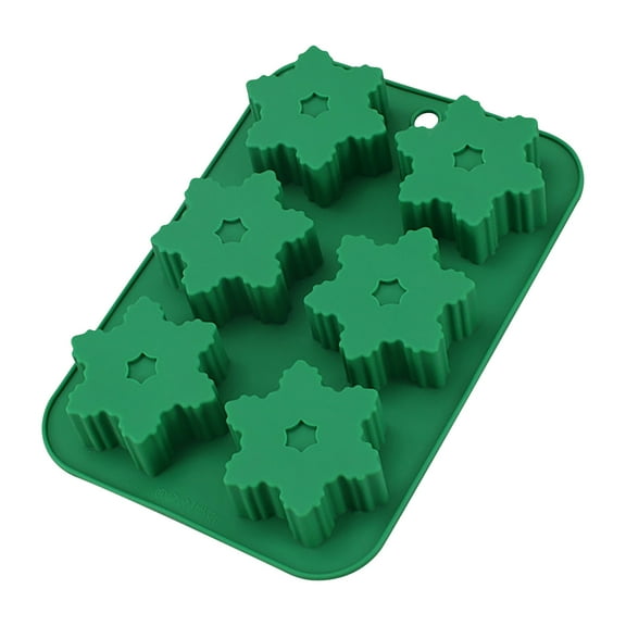 Penmahua Blue Christmas Silicone Baking Molds For Mini Desserts And Candles With Festive Shapes Food Grade Dishwasher Safe Christmas Molds E