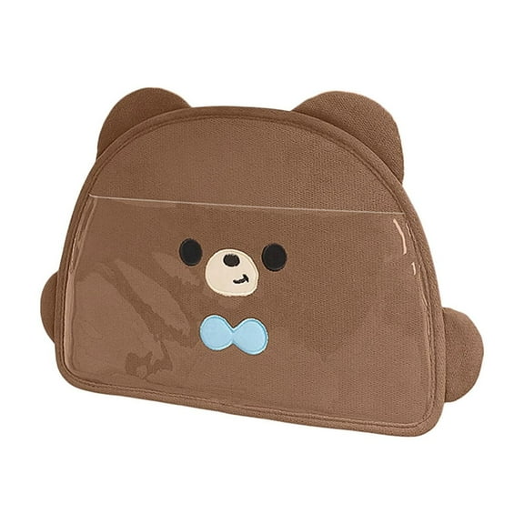 Penmahua Car Seat Back Organizer With Tablet Phone Holder Adjustable Hanging Storage Bag 12.99 X 9.65 X 1.57 Inches 300G Brown Cotton Elm 1Pc