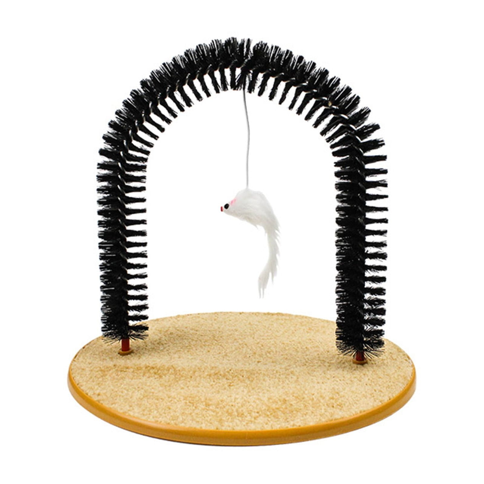 Penmahua Cats Brush Scrub Brush Pet Cats Scratchers Scrubbers Toy For Indoor Cats Self Grooming Hair Removal Sturdy Plastic Material Easy Assembly