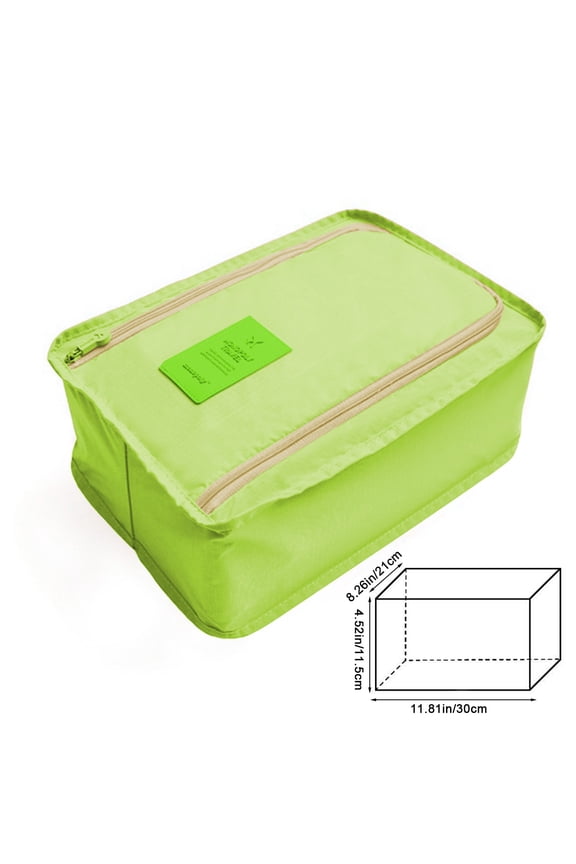 Foldable Travel Storage Cube Portable Closet Organizer For Shoes Clothes Suitcase Accessories 100Percent Polyester 11.81X8.26X4.52 Inch 0.1 Pound