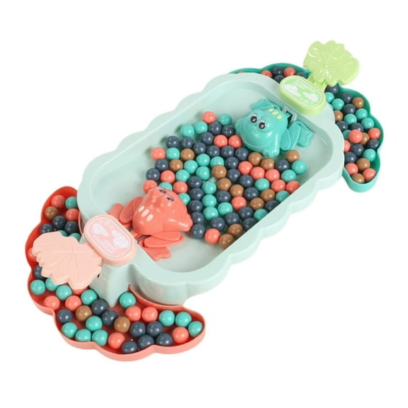 Penmahua Frog Eating Pearls Beans Swallowing Game Stress Relief Relaxation Brainstorm Tabletop Toy Parent Child Interaction Childrens Puzzle Plastic Material Type A A