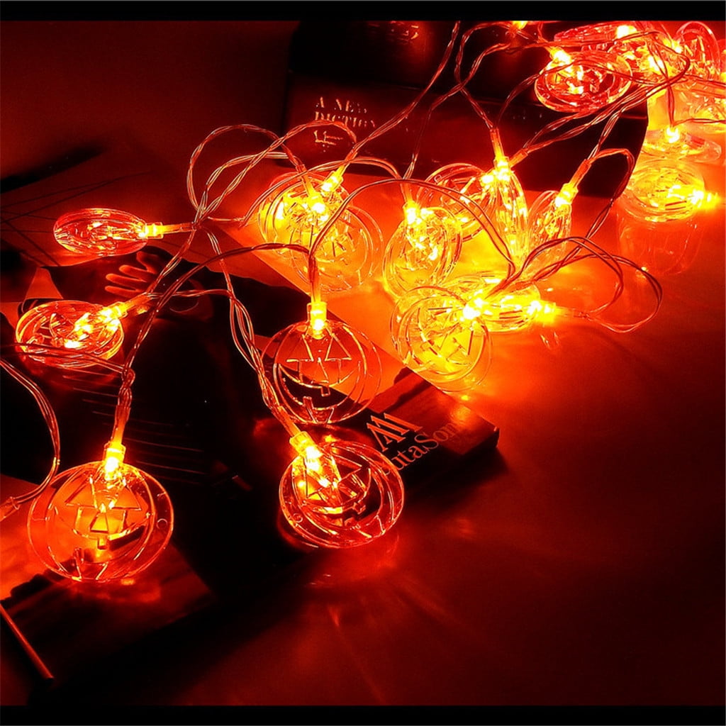 Penmahua Halloween Decoration Lights Battery Operated Flickering Lights ...