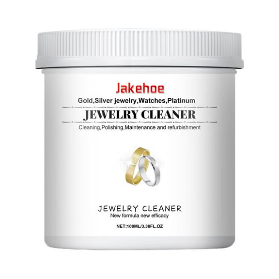 Penmahua Jewelry Cleaning Solution For Metal Diamond Necklace Rust Tarnish Removal Polishing Liquid 100Ml Plastic Bottle