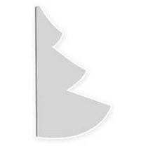 Penmahua Large Pvc Christmas Tree Quilting Template 15 Inch For Hand Sewing Patchwork Ruler Diy Crafts Holiday Gifts Art Projects Sewing Tool L